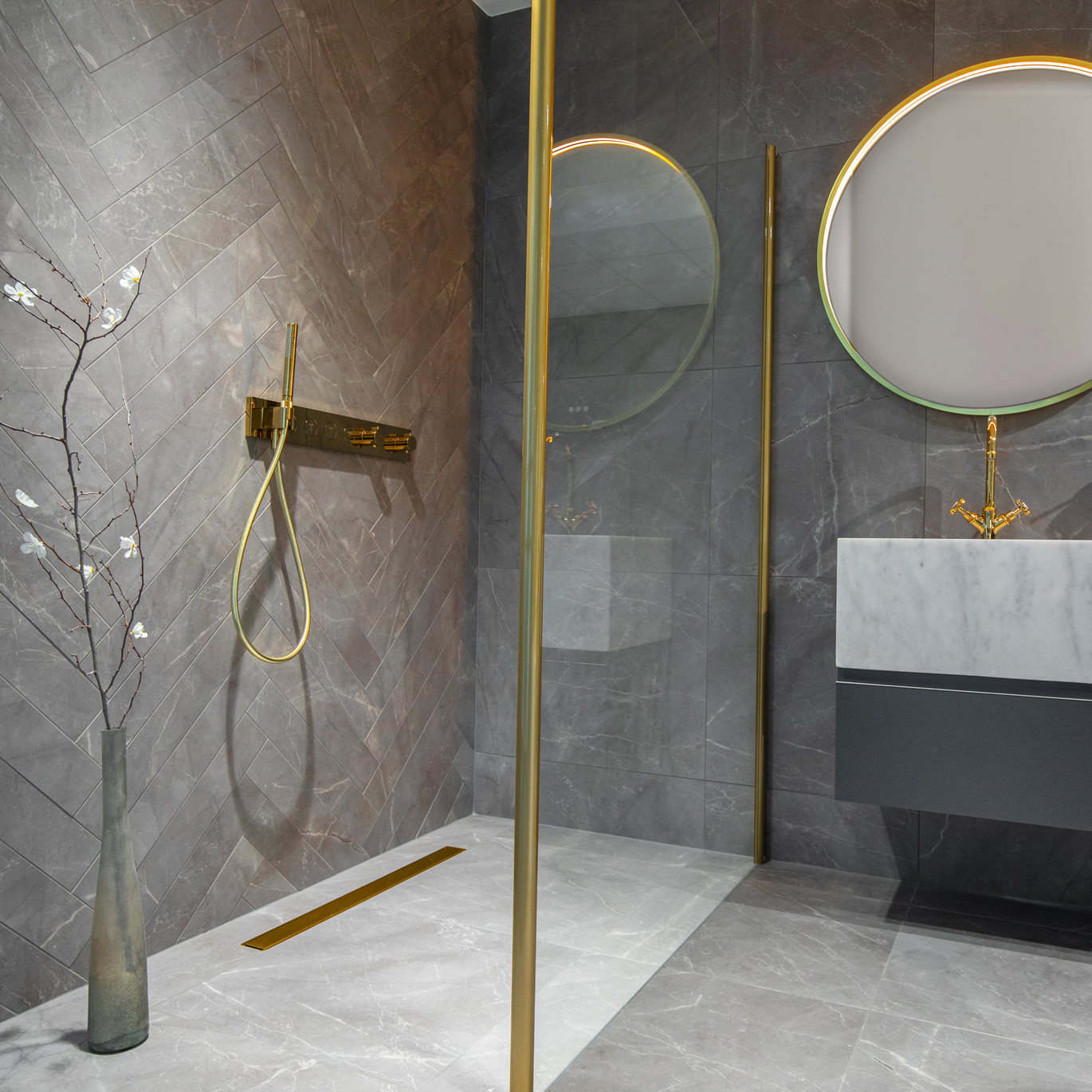 ShowerDrain C Colours - Goud mat